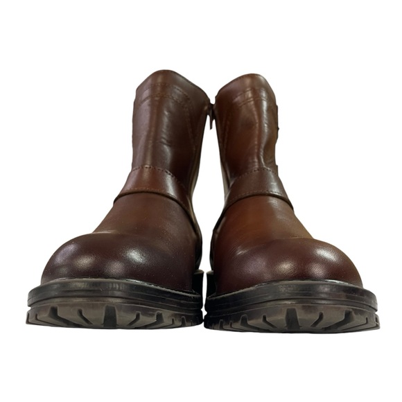 Bootlegger‎ Astra Buckled Moto Boots Womens Size EU38 US7-7.5 - Picture 9 of 14